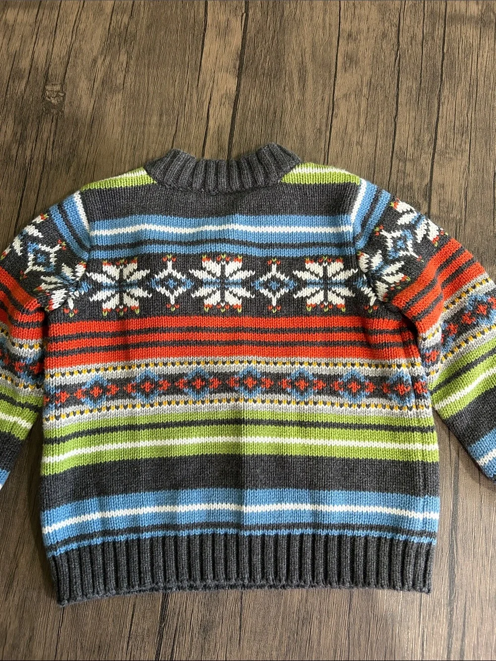 Gymboree Striped Fair Isle Sweater size 18-24 months